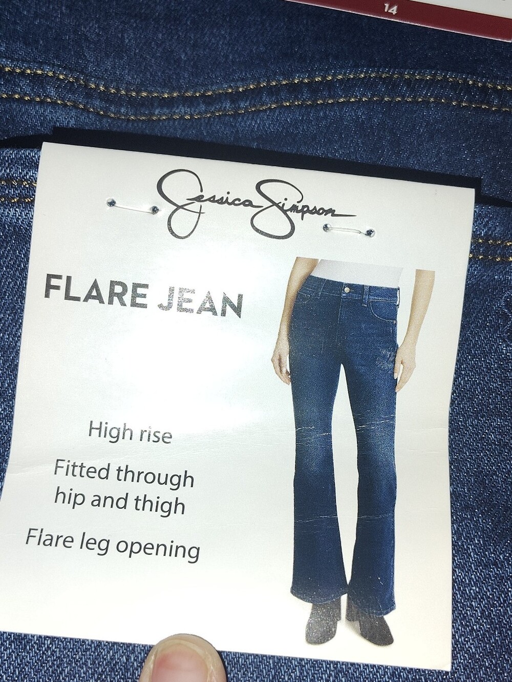 Jessica Simpson Dark Blue Flare Jeans